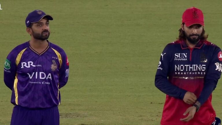 IPL 2026: RCB vs KKR टॉस अपडेट, बारिश के बाद क्या लिए रजत पाटीदार ने बड़े फैसले?