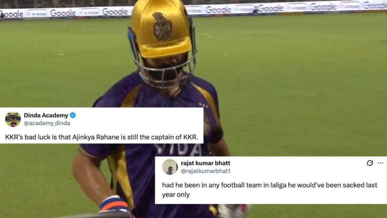 IPL 2026: अजिंक्य रहाणे की कप्तानी पर उठे सवाल, KKR फैंस ने की संन्यास की मांग