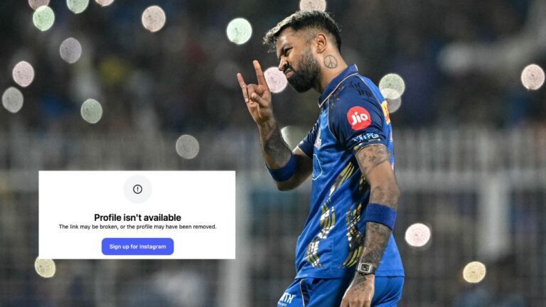 Hardik Pandya Follows Arshdeep Singh’s Footsteps, Removes His Entire Digital Tra – हार्दिक पांड्या ने डिलीट किया इंस्टाग्राम अकाउंट: सोशल मीडिया से दूरी या नई शुरुआत?