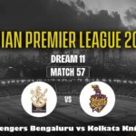 royal challengers bengaluru vs kolkata knight riders match 57 13 05 2026